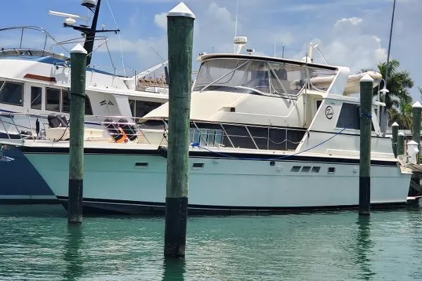 Slide: The Image of Hatteras 52 Cockpit Motor Yacht 1991 - 1