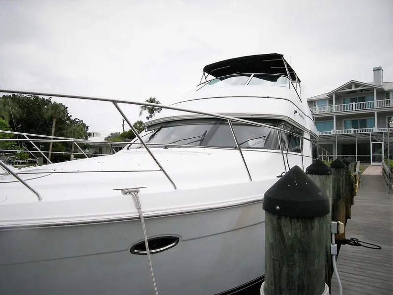 Slide: The Image of Carver Yachts 450 Voyager Pilothouse 2002 - 1