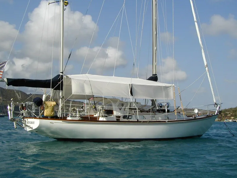 Slide: The Image of Hinckley Yachts Bermuda 40 MK III Yawl 1979 - 1