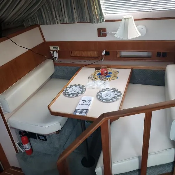 Slide: The Image of Sea Ray 440 Aft Cabin 1989 - 10