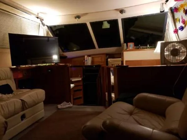 Slide: The Image of Sea Ray 440 Aft Cabin 1989 - 6