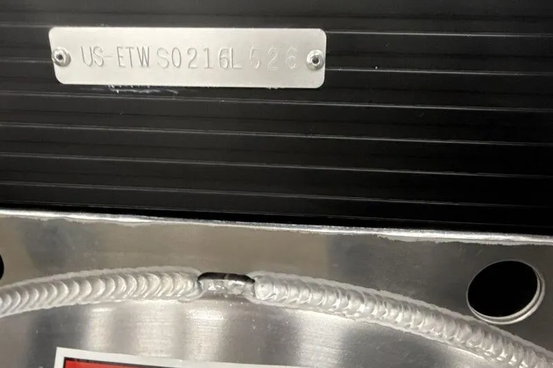 Slide: The Image of 2026 Bennington 22 SSRSF boat identification plate with serial number. - 9