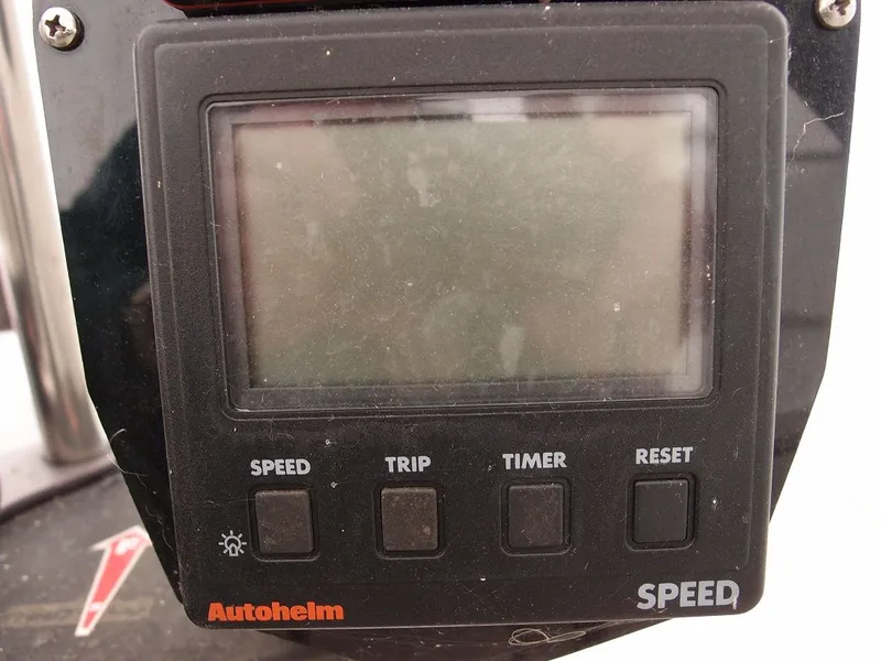 Slide: The Image of Autopilot display on a 1985 C&C 37 sailboat. - 30