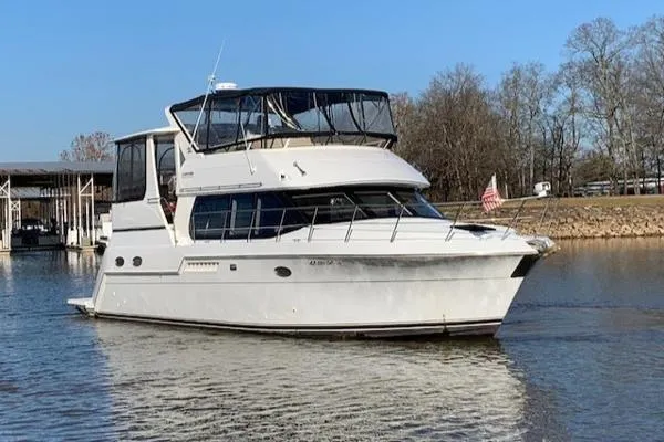 Slide: The Image of Carver Yachts 406 Aft Cabin Motor Yacht 1999 - 1