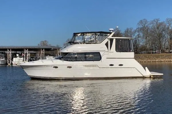 Slide: The Image of Carver Yachts 406 Aft Cabin Motor Yacht 1999 - 2