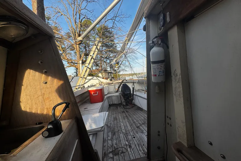 Slide: The Image of looking out to the cockpit from the cabin - 27