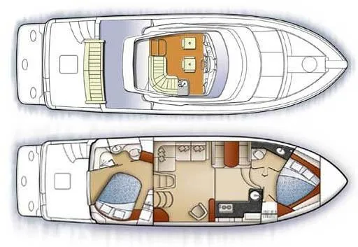 Slide: The Image of Carver Yachts 41 Cockpit Motor Yacht 2005 - 1