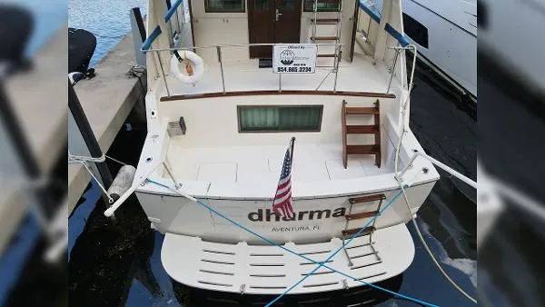 Slide: The Image of Hatteras 53 Yacht Fisherman 1978 - 6