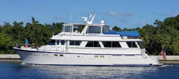 Slide: The Image of Hatteras 77 Cockpit Motor Yacht 1987 - 0