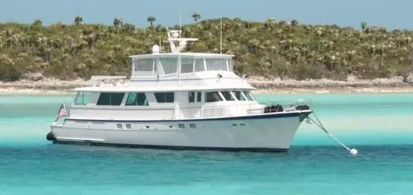 Slide: The Image of Hatteras 77 Cockpit Motor Yacht 1987 - 1