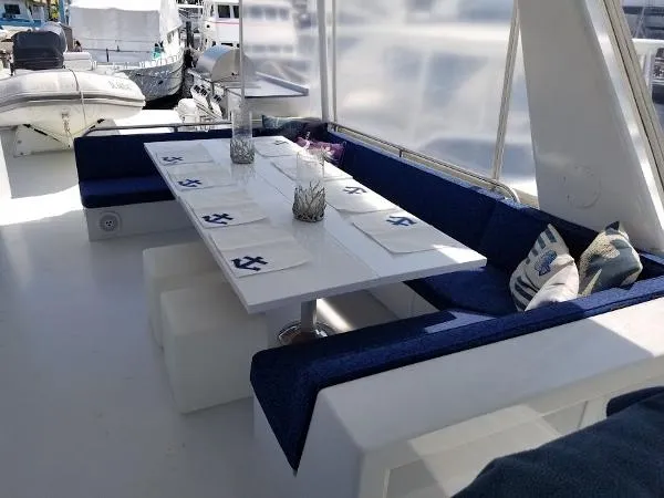 Slide: The Image of Hatteras 77 Cockpit Motor Yacht 1987 - 10