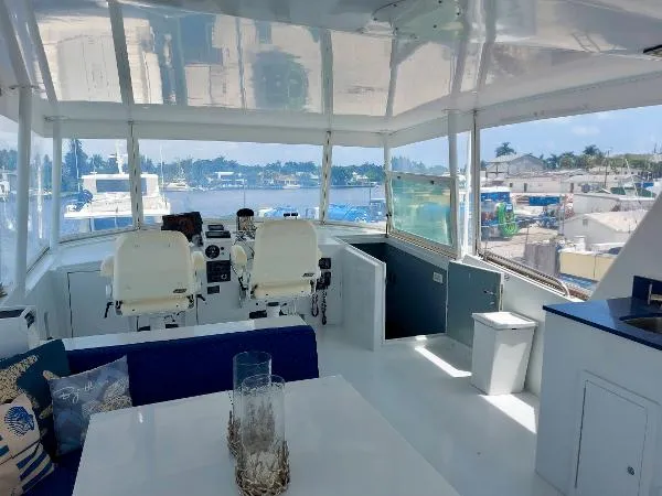 Slide: The Image of Hatteras 77 Cockpit Motor Yacht 1987 - 7