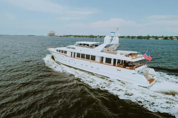 Slide: The Image of Broward 118 Raised Pilothouse Motor Yacht 1995 - 0