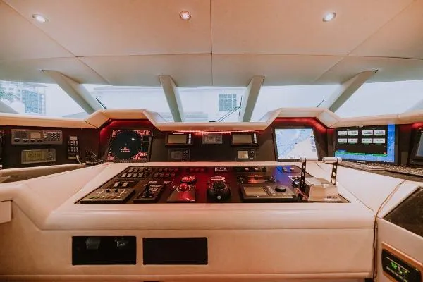 Slide: The Image of Broward 118 Raised Pilothouse Motor Yacht 1995 - 3