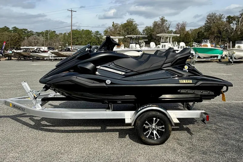 The Image of 2026 Yamaha WaveRunner FX Limited SVHO on trailer in outdoor setting. - 1