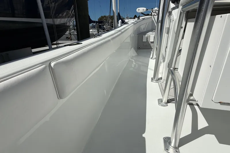 Slide: The Image of Interior view of Andros Tarpon 26 boat, model year 2023. - 37