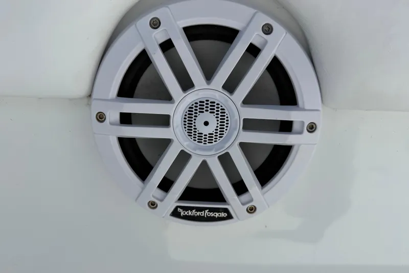 Slide: The Image of Rockford Fosgate speaker on 2023 Andros Tarpon 26 boat. - 27
