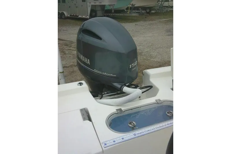 Slide: The Image of 2021 Tidewater 2110 Bay Max with Yamaha 150 outboard motor. - 25
