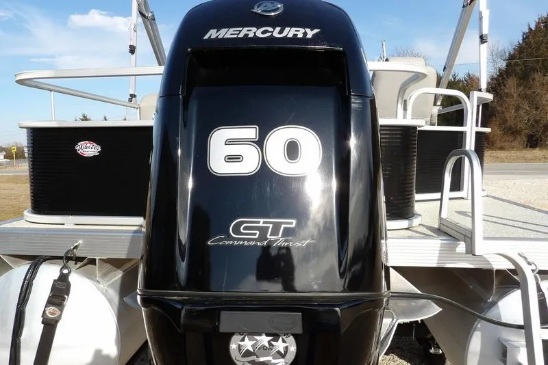 Slide: The Image of 2020 Bennington 20 SFV with Mercury 60 Command Thrust outboard engine. - 35