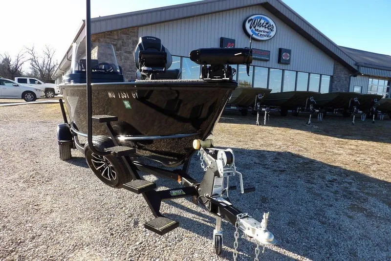 Slide: The Image of 2025 Lund 1775 Adventure SS boat on trailer at White's Marine Center. - 42