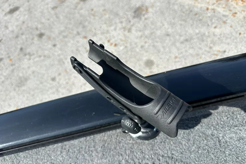 Slide: The Image of Boat accessory mount on 2018 Tracker Pro Team 175 TXW, featuring Railblaza branding. - 7