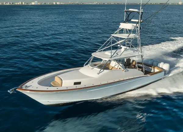 Slide: The Image of Carolina Xcelerator Boatworks 42 Walkaround 2020 - 5