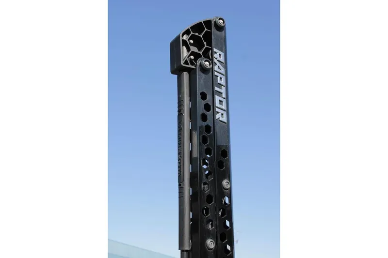 Slide: The Image of Raptor component on 2025 Skeeter FXR21 Limited against clear blue sky. - 16