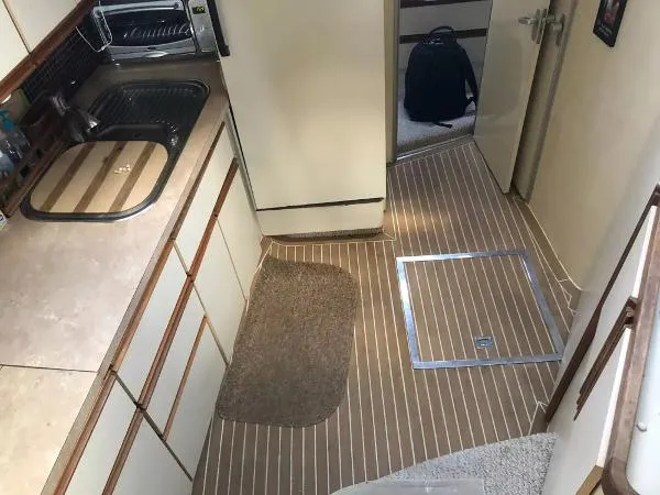 Slide: The Image of Trojan 40 Aft Cabin 1990 - 2