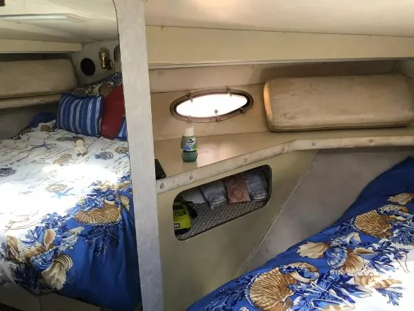 Slide: The Image of Trojan 40 Aft Cabin 1990 - 7