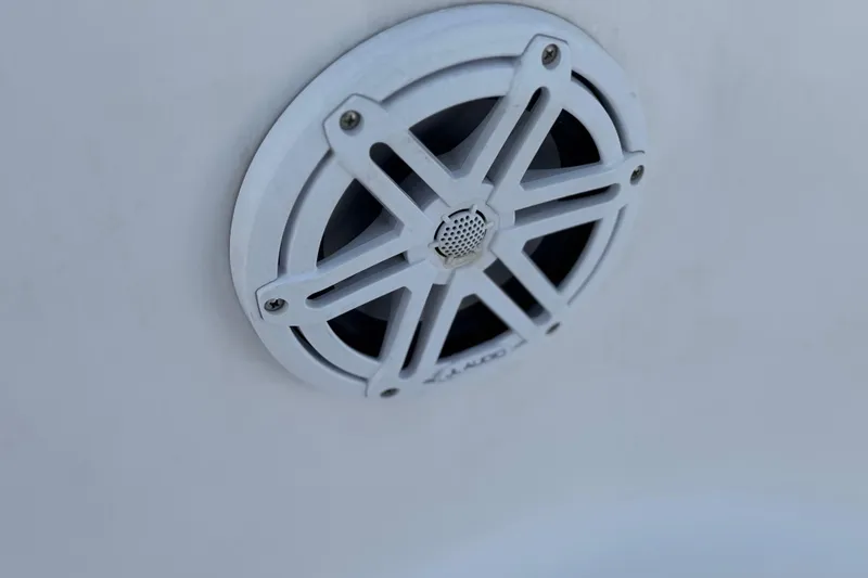 Slide: The Image of White speaker on 2022 Sportsman Open 212 Center Console boat. - 20
