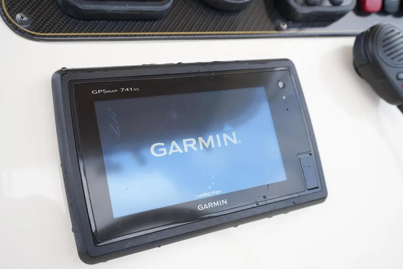Slide: The Image of Garmin GPSMAP 741xs on 2014 Grady-White Fisherman 209 boat dashboard. - 22
