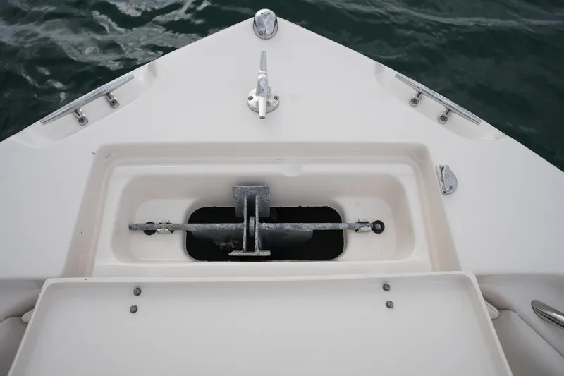 Slide: The Image of 2014 Grady-White Fisherman 209 boat anchor compartment detail. - 35