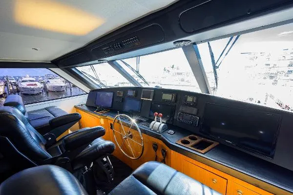 Slide: The Image of Viking Enclosed Bridge Convertible Sportfish 2002 - 11