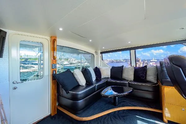 Slide: The Image of Viking Enclosed Bridge Convertible Sportfish 2002 - 5