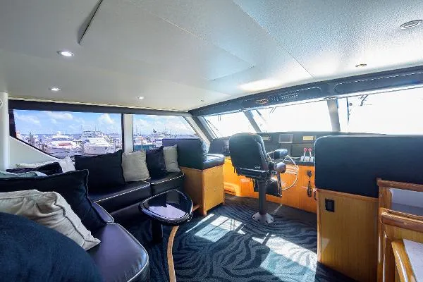 Slide: The Image of Viking Enclosed Bridge Convertible Sportfish 2002 - 7