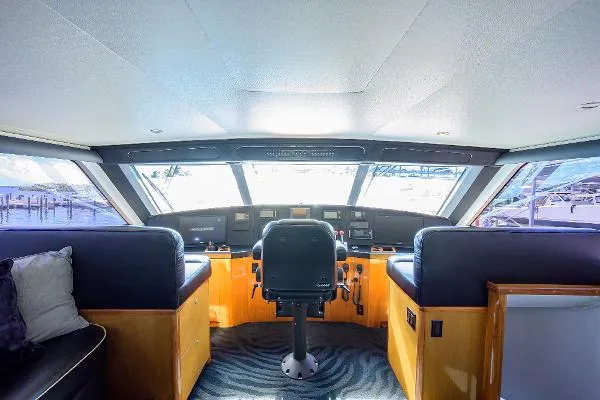Slide: The Image of Viking Enclosed Bridge Convertible Sportfish 2002 - 8