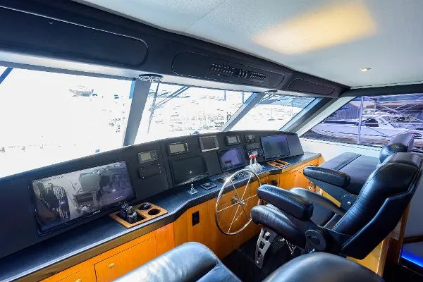 Slide: The Image of Viking Enclosed Bridge Convertible Sportfish 2002 - 9