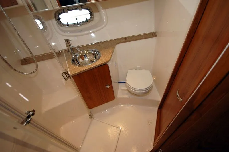 Slide: The Image of Interior view of Tiara Yachts 3900 Open 2012 bathroom. - 29
