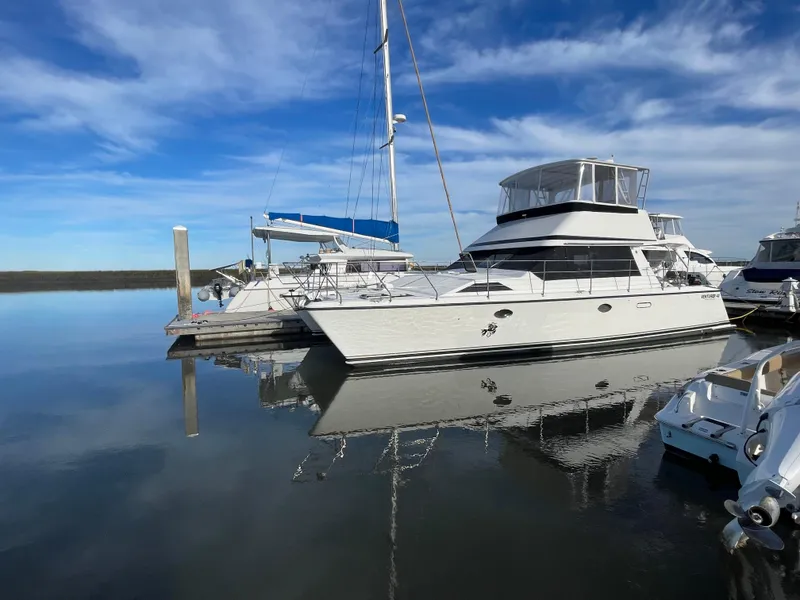 Slide: The Image of Seawind Venturer 42 Power Cat 1997 - 0