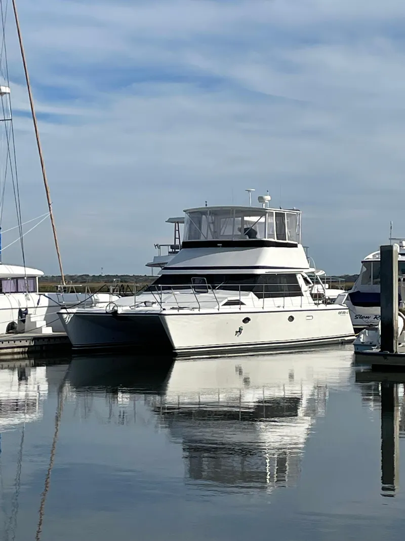 Slide: The Image of Seawind Venturer 42 Power Cat 1997 - 1