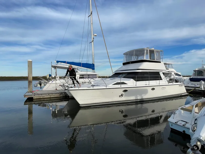 Slide: The Image of Seawind Venturer 42 Power Cat 1997 - 5