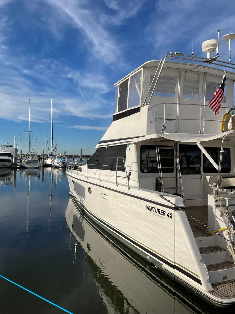 Slide: The Image of Seawind Venturer 42 Power Cat 1997 - 7