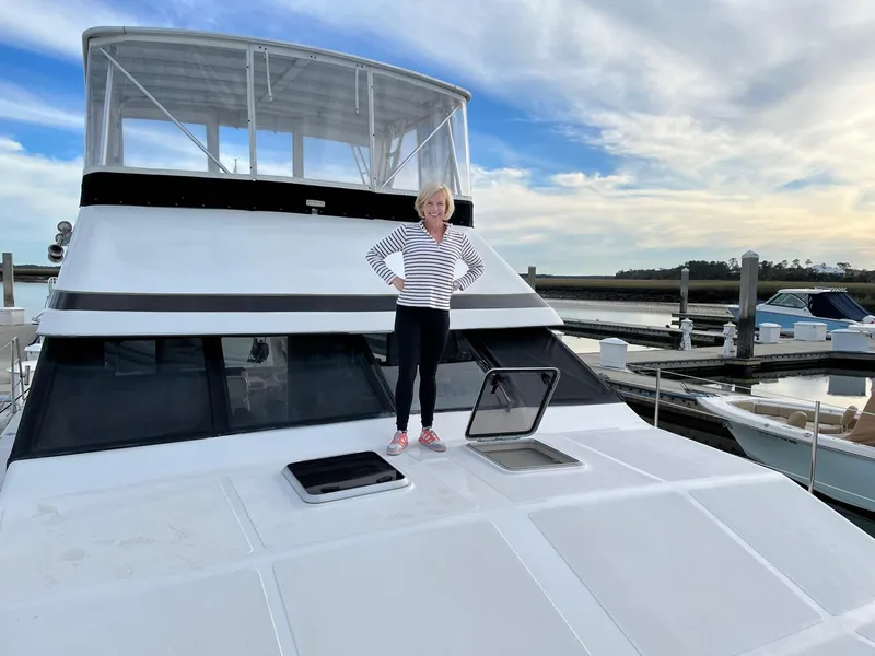 Slide: The Image of Seawind Venturer 42 Power Cat 1997 - 8