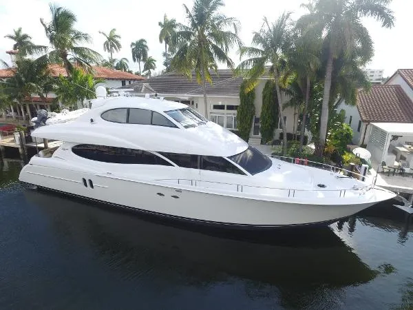 Slide: The Image of Lazzara Yachts 80 Skylounge 2002 - 1