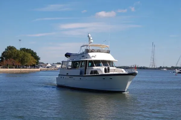 Slide: The Image of Hatteras 61 Cockpit Motor Yacht 1984 - 1