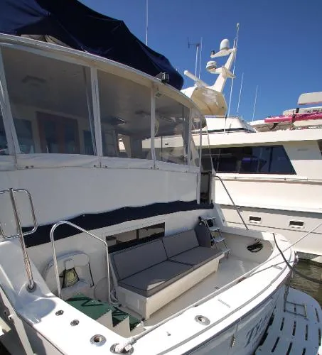 Slide: The Image of Hatteras 61 Cockpit Motor Yacht 1984 - 2