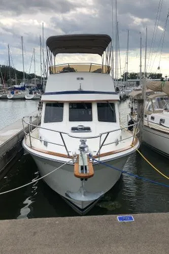 Slide: The Image of Sabre 36 Fast Trawler 1989 - 2