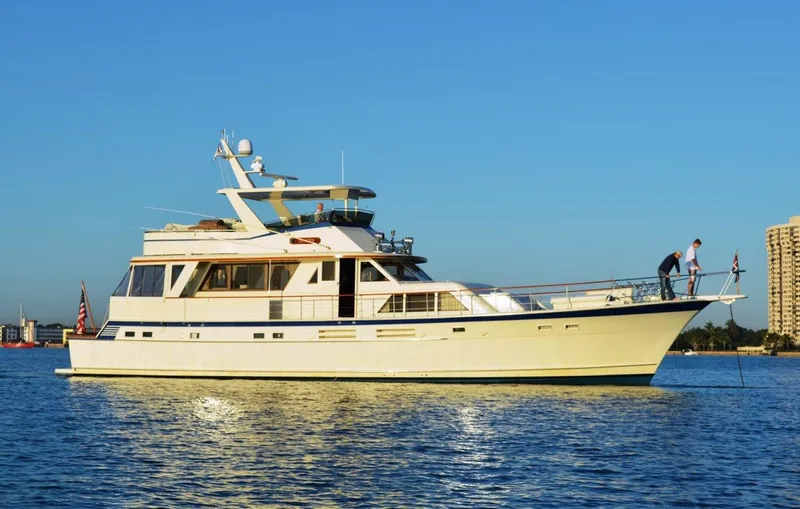 Slide: The Image of Hatteras Cockpit Motor Yacht 1977 - 0