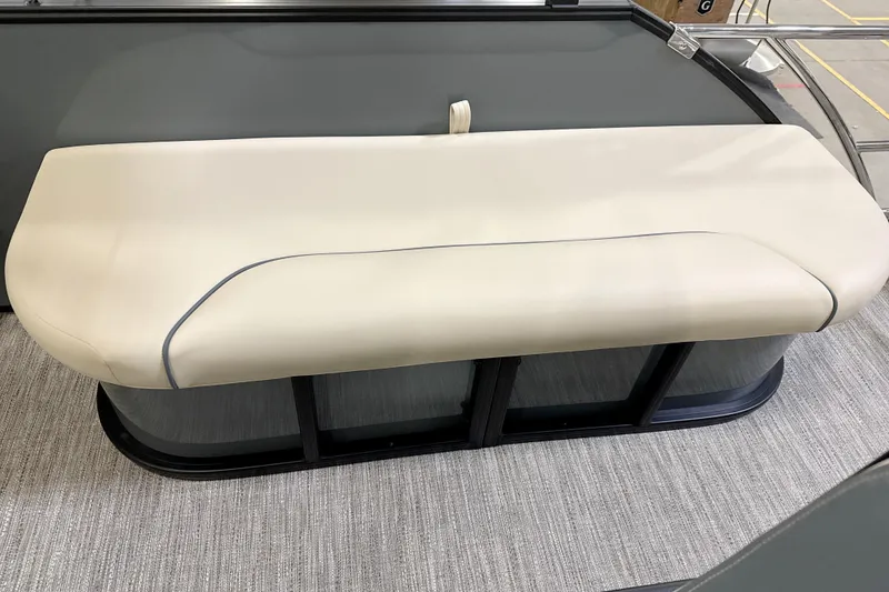 Slide: The Image of 2026 Godfrey Sweetwater 2286 SFL boat seat, beige upholstery, modern design. - 3