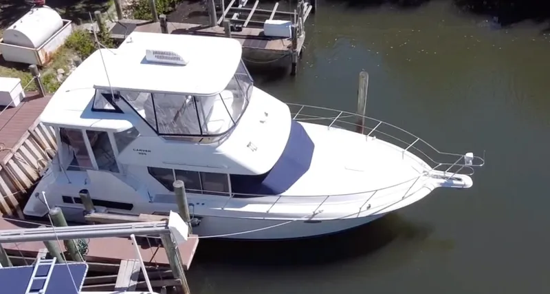 Slide: The Image of Carver Yachts 355 Aft Cabin 1998 - 2